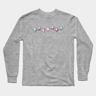 D&D Dice Trans Pride Long Sleeve T-Shirt